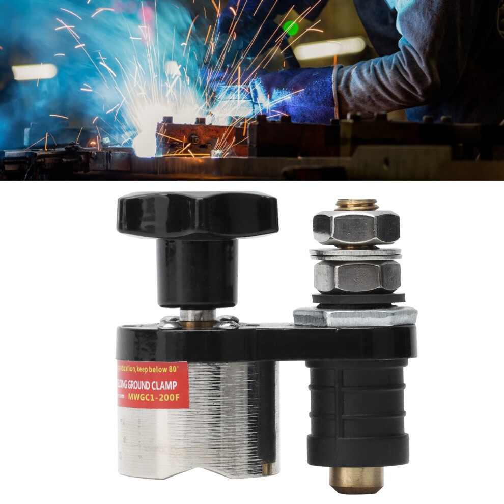 Magnetic Welding Ground Clamp On Off Adjustable Switchable Holder Grounding Magnet Connectormwgc1-200F 5061322194872
