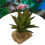 Pianta d'acquario in resina e plastica, Base 7,5 cm, 12,5 cm 12