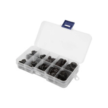 Boutons en bois brun foncé 100 pièces Naturels Robustes Ronds Pour vêtements & bricolage