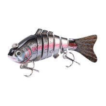 Modello 1# ABS esca swimbait a snodi multipli da 10 cm