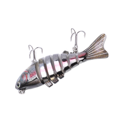 Modello 1# ABS esca swimbait a snodi multipli da 10 cm 2