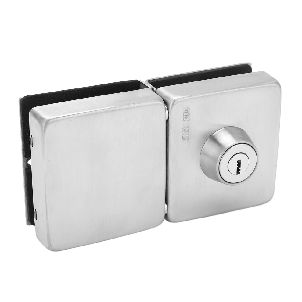 2Pcs Push Sliding Gate Lock Corrosion Resistant Antioxidant Stainless Steel Frameless Glass Door Locks 4911322198220