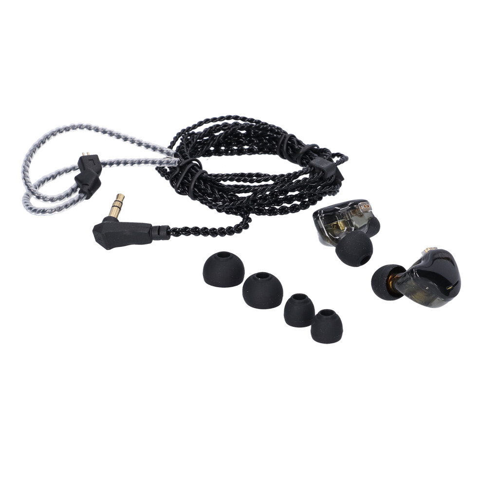 Earphones Super Bass Boost Wired Earbuds Noise Reduction Stereo Headphones For Listen To Musicwithout Microphone Black 8251322198278