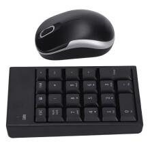 MC-61CB Clavier numérique sans fil et souris noire
