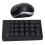 MC-61CB Tastiera e mouse neri 22+3 2.4G 10m 1