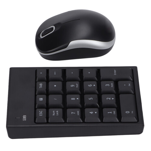 MC-61CB Tastiera e mouse neri 22+3 2.4G 10m