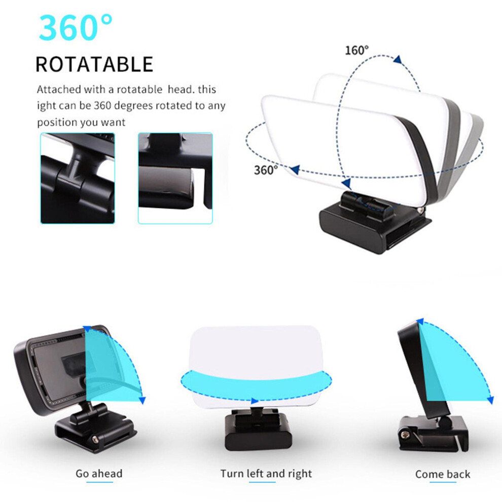 Led Video For Video Conference Live Streaming Portable Fill Adjustable Ing Light 4021322201216