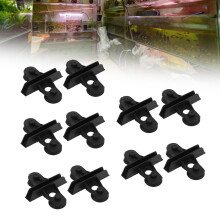 10 pièces clip ventouse pour aquarium, Ø 2 cm, pince  0,7 cm