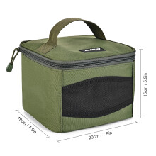 Étui pour moulinet de pêche – pour moulinets de spinning – sac d'équipement étanche 30 cm 20 cm
