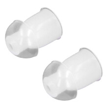 10 pezzi di tappi per orecchie in silicone morbido per Air Tube bianco