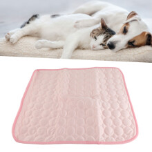 Tapis de refroidissement Ice Silk Pad Rose M, tissu respirant