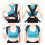 Correcteur de posture en nylon - Noir/Gris, S-XL 4