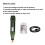 Mini meuleuse électrique 700 mAh 3,6 V 0,5–3,2 mm collet 12