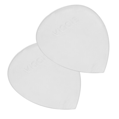 Lot de 2 coussinets Camel Toe, taille M, 90x75 mm, transparents 2