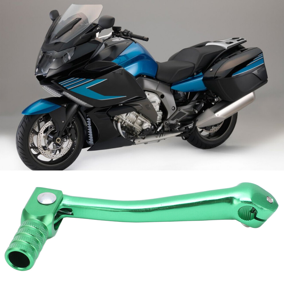 Motorcycle Kick Starter Lever Pedal Sensitive Cnc Aluminium Universal Motorbike Accessorygreen 5011322204873