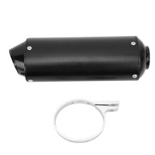Silenziatore di scarico nero 32 mm / 1,3 in ATV 90cc-160cc