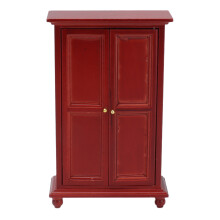 Armadio in betulla rossa in scala 1:12 - Miniatura 15,59,54 cm