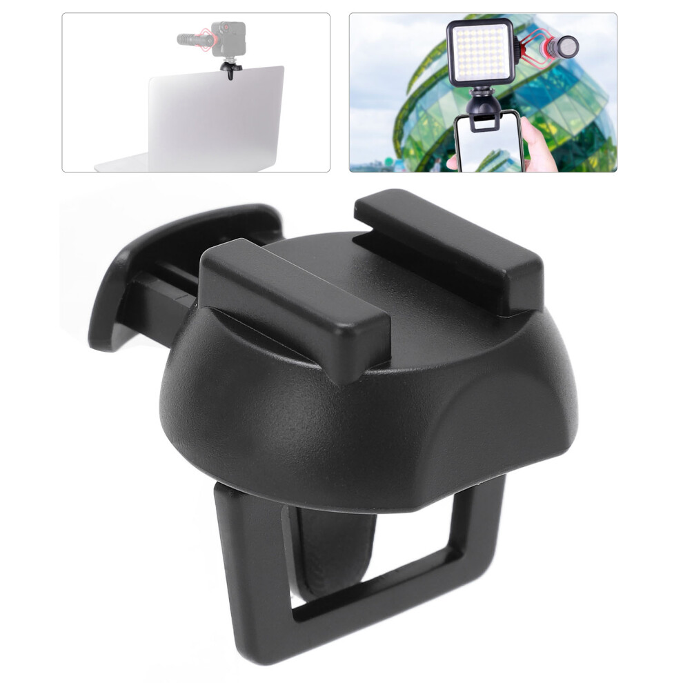 Mobile Phone Laptop Clip Video Conference Fill Holder With Cold Shoe Mount For Live Video Light 8401322206057