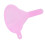Imbuto separatorio mini in plastica rosa confezione da 100 pezzi 12