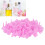 Imbuto separatorio mini in plastica rosa confezione da 100 pezzi 16