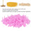 Imbuto separatorio mini in plastica rosa confezione da 100 pezzi 10