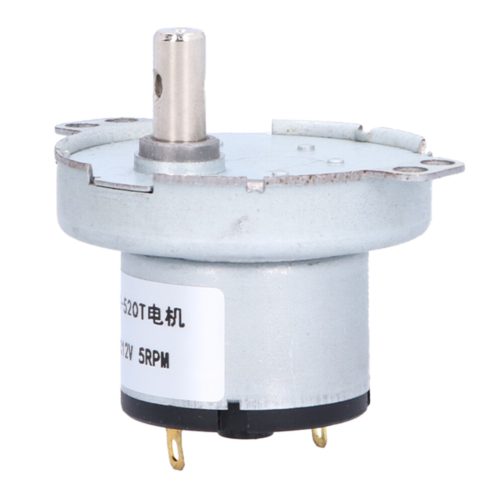Jsâ520T Synchronous Motor Durable Dc 12V 5Rpm Gear Motor For Electronic Products 6941322210866