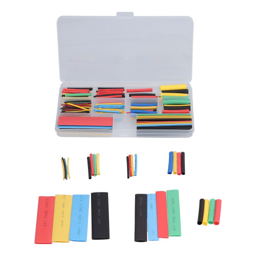 164 pezzi Kit di tubi termorestringenti, 1,0-14,0 mm, 40/80 mm 1