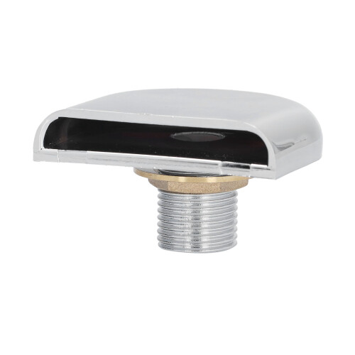 Embout argenté de robinet à cascade, filet G1/2, 6,56,3 cm 1