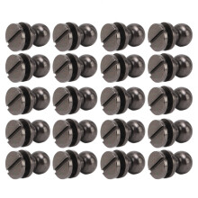 Rivetti in ottone 8x7mm 20 set resistenti alla ruggine