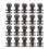 Rivetti in ottone 8x7mm 20 set resistenti alla ruggine 2