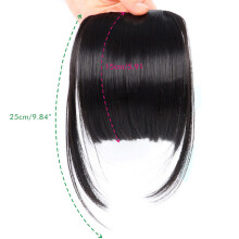 Spilla per capelli con frangia clip-in 15/25cm filo ad alta temperatura