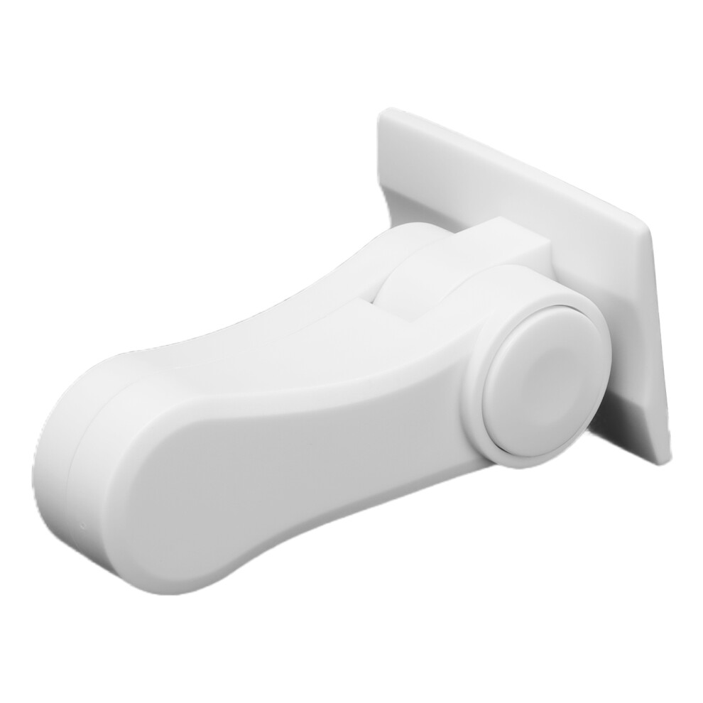 4Pcs Door Lever Locks Abs Child Safety Handle Accessories For Preventing Toddlers Opening Doors White