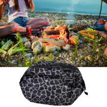 Sac pliable à grande capacité noir léopard 4040 cm