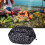 Sac pliable à grande capacité noir léopard 4040 cm 1