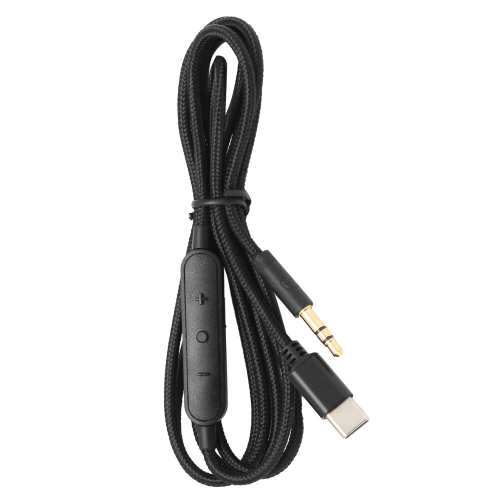 Type C Headphone Audio Cable USB C to 3.5mm Replace Headphone Cord with Microphone and Volume Control for MDRâ1A XB950-image-OPC-PHVXHHF-NEW