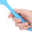 Spatola in silicone per cera riutilizzabile blu 6