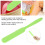 Spatola in silicone per cera, applicatore verde riutilizzabile 9