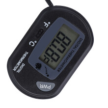 Thermomètre LCD pour aquarium noir 5,8 3,8 cm 160 mAh
