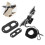 Set papillon lucertola e imbracatura regolabile - Argento 1
