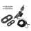 Set papillon lucertola e imbracatura regolabile - Argento 6
