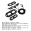 Set papillon lucertola e imbracatura regolabile - Argento 5