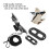 Set papillon lucertola e imbracatura regolabile - Argento 11