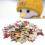 100 pièces bouton papillon - multicolore, dessin animé, DIY 15