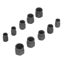 Set di estrattori per dadi e bulloni, cromovanadio, 9-19 mm
