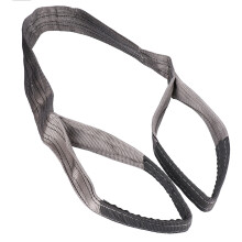 Élingue de levage en sangle pour palan PES 4 t 100 mm 2 m gris