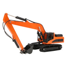 1:50 Modello di escavatore giocattolo in lega ABS arancione 25x13x8 cm