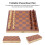 Jeu d'échecs en bois pliable Robin Wood 30x30 cm 7