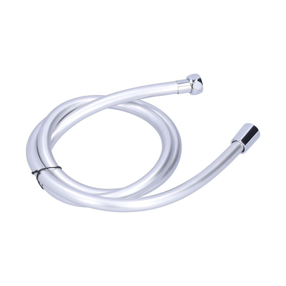 Pvc Shower Hose 1.5M Shower Head Hose Water Heater Hose Smooth Explosion Proof Silver For Bathroom 8451322216747