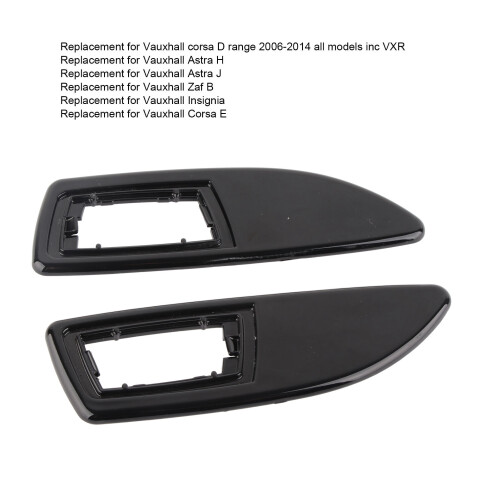 2 pezzi cornice del ripetitore Corsa D nera 2006-2014 2