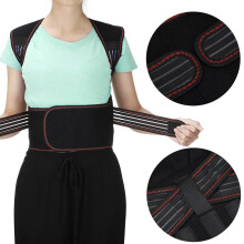 2 pezzi di cinture riscaldanti con 108-magneti nere XL per spalla